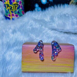 Prism Cascade Drip Earrings by Drip Creations